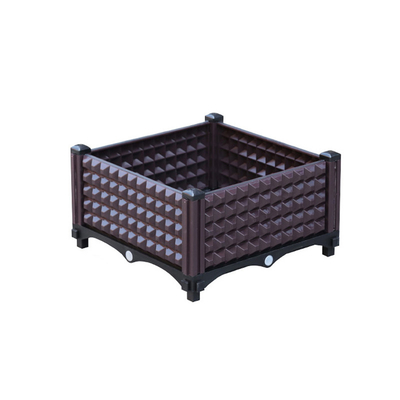 กล่องชาวไร่รูปสี่เหลี่ยมผืนผ้า Pvc ที่ผ่านไม่ได้กล่องพลาสติก Veggie Planter 120cm Length