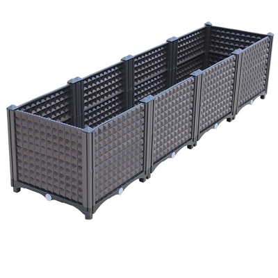 หน้าแรก Drainable Deep Root Plastic Deck Planter Boxes ความต้านทานการกัดกร่อน