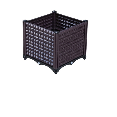 Corridor Plastic Raised Planter Boxes เตียงยาว 80 ซม. เป็นมิตรกับสิ่งแวดล้อม