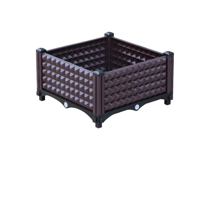 Corridor Plastic Raised Planter Boxes เตียงยาว 80 ซม. เป็นมิตรกับสิ่งแวดล้อม