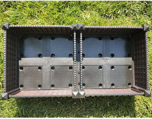 160*40*22 ซม.พลาสติกยกสวนเตียง Planter รดน้ำด้วยตนเองพลาสติก Deck Planter Boxes