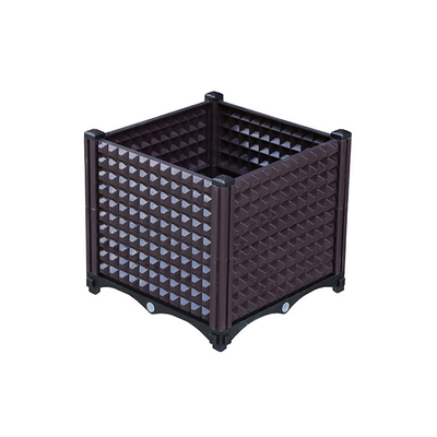พลาสติกคุณภาพสูง Square Stackable Raised Garden Bed ราคาถูก planter box Garden Plant Bed