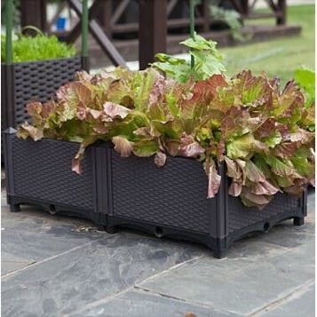 ISO9001 Brown Plastic Grow Box กล่องพลาสติกชาวไร่รีไซเคิล UV Resistant