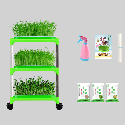 ขาตั้งถาดต้นกล้า Pp Hydroponic ในร่มสำหรับทนต่อการกัดกร่อนของครอบครัว
