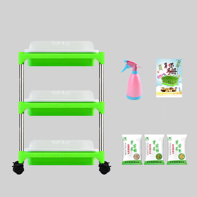 ขาตั้งถาดต้นกล้า Pp Hydroponic ในร่มสำหรับทนต่อการกัดกร่อนของครอบครัว