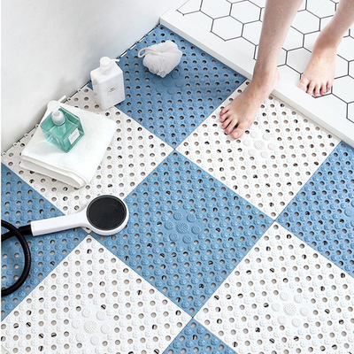 แผ่นรองพื้นกันลื่น 30 * 30 ซม. Tpe Bath Mat Sustainable